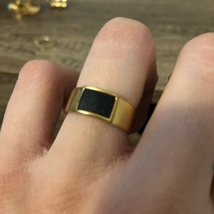 Madewell leather band ring
